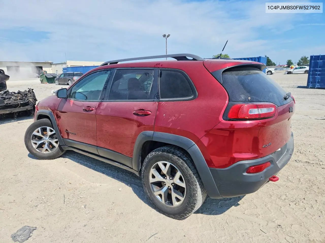 2015 JEEP CHEROKEE VIN 1C4PJMBS0FW527902 — фото 2