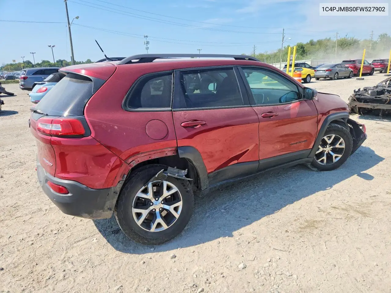 2015 JEEP CHEROKEE VIN 1C4PJMBS0FW527902 — фото 3
