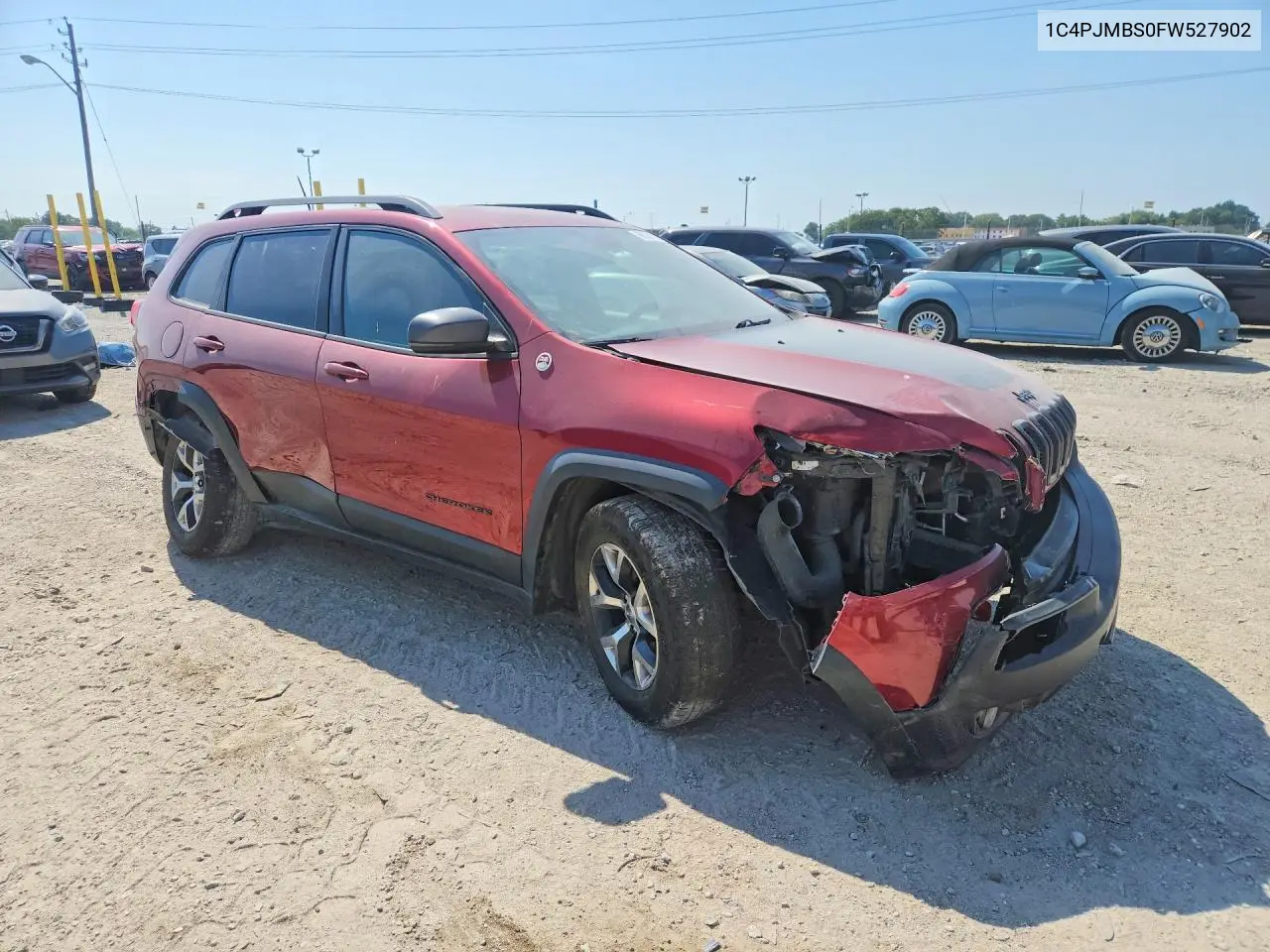2015 JEEP CHEROKEE VIN 1C4PJMBS0FW527902 — фото 4