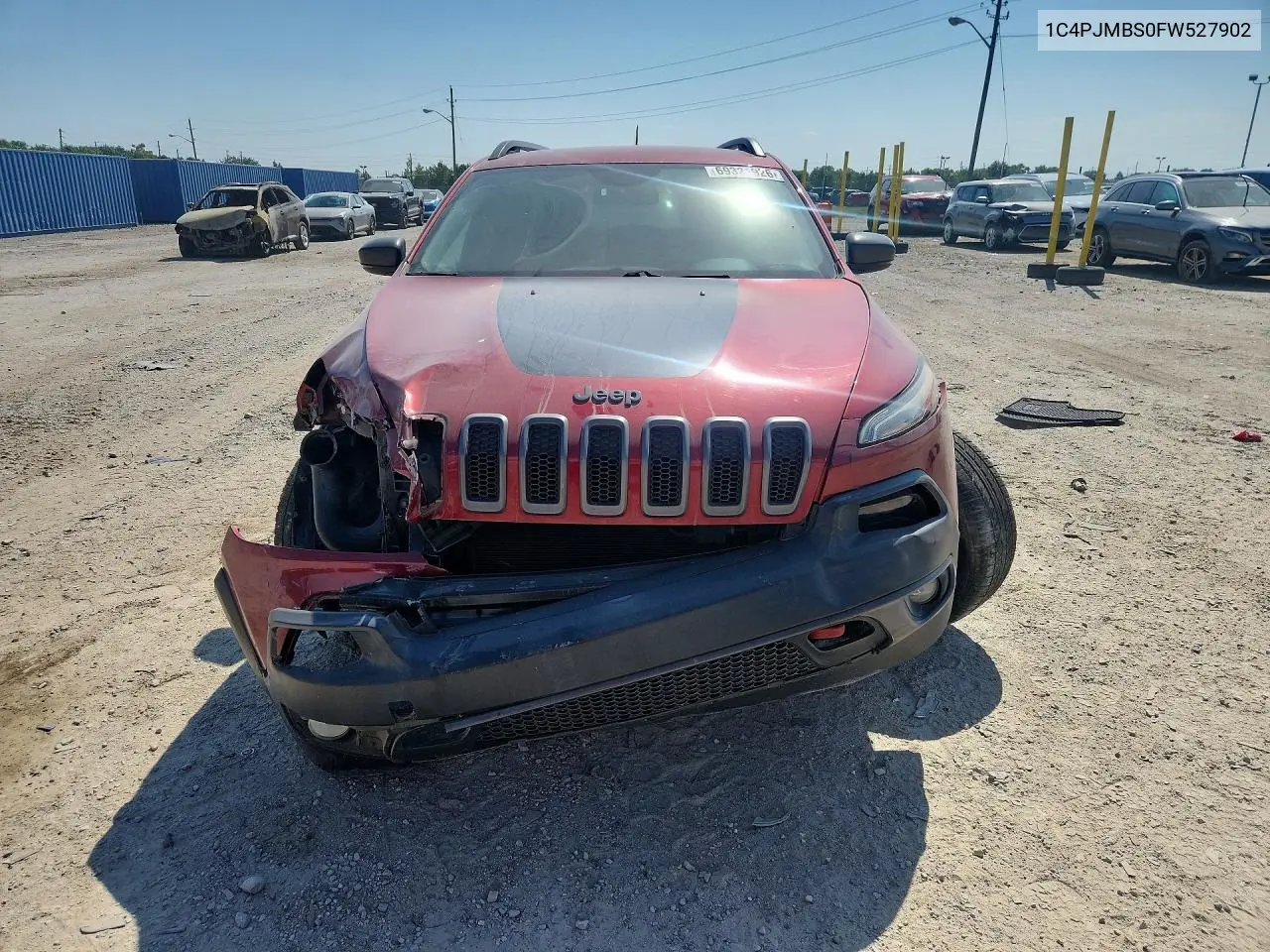 2015 JEEP CHEROKEE VIN 1C4PJMBS0FW527902 — фото 5