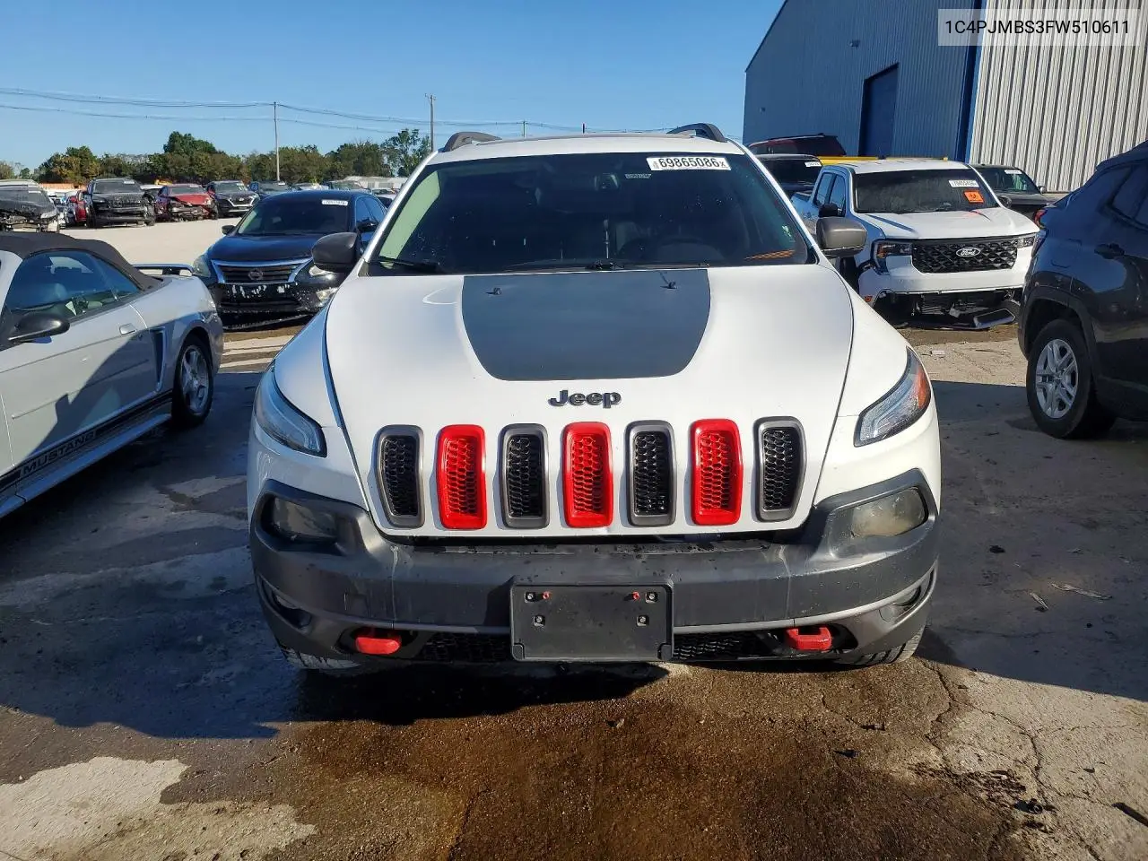 2015 JEEP CHEROKEE VIN 1C4PJMBS3FW510611 — фото 5