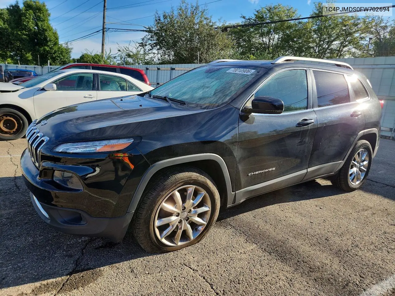 JEEP CHEROKEE 2015, VIN 1C4PJMDS0FW702694