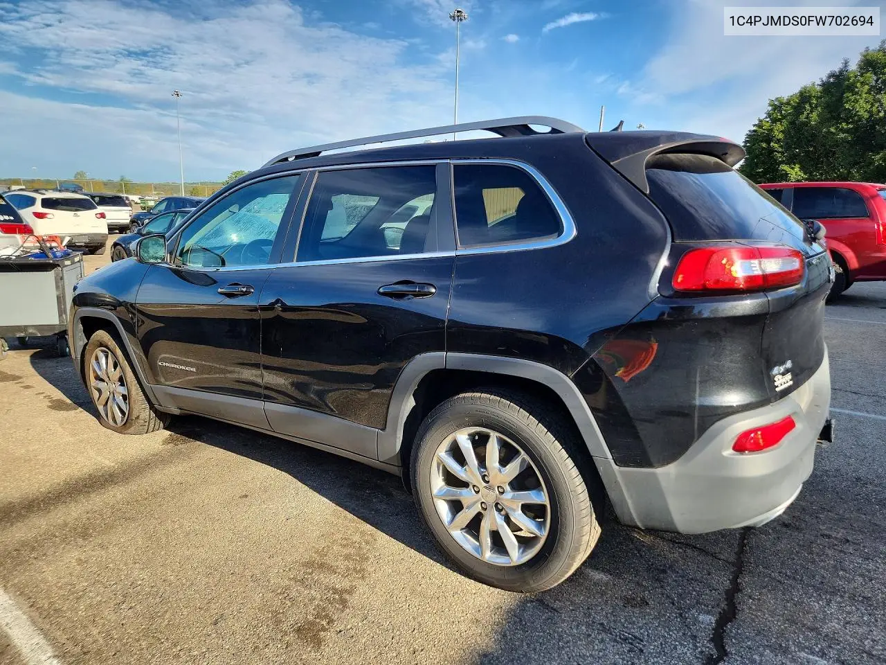 2015 JEEP CHEROKEE VIN 1C4PJMDS0FW702694 — фото 2