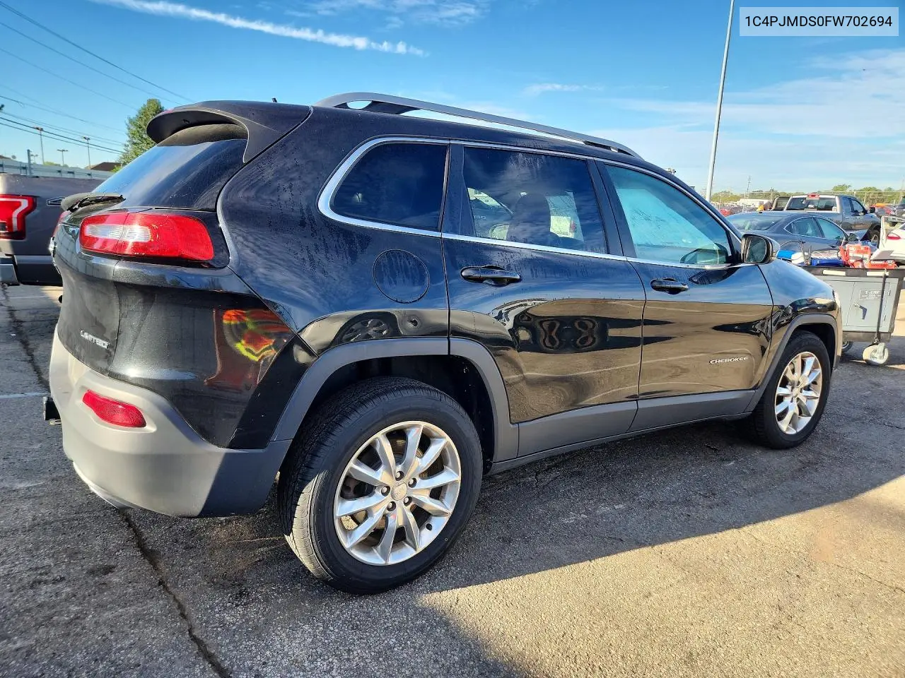 2015 JEEP CHEROKEE VIN 1C4PJMDS0FW702694 — фото 3
