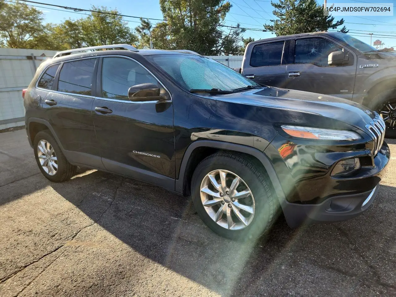 2015 JEEP CHEROKEE VIN 1C4PJMDS0FW702694 — фото 4