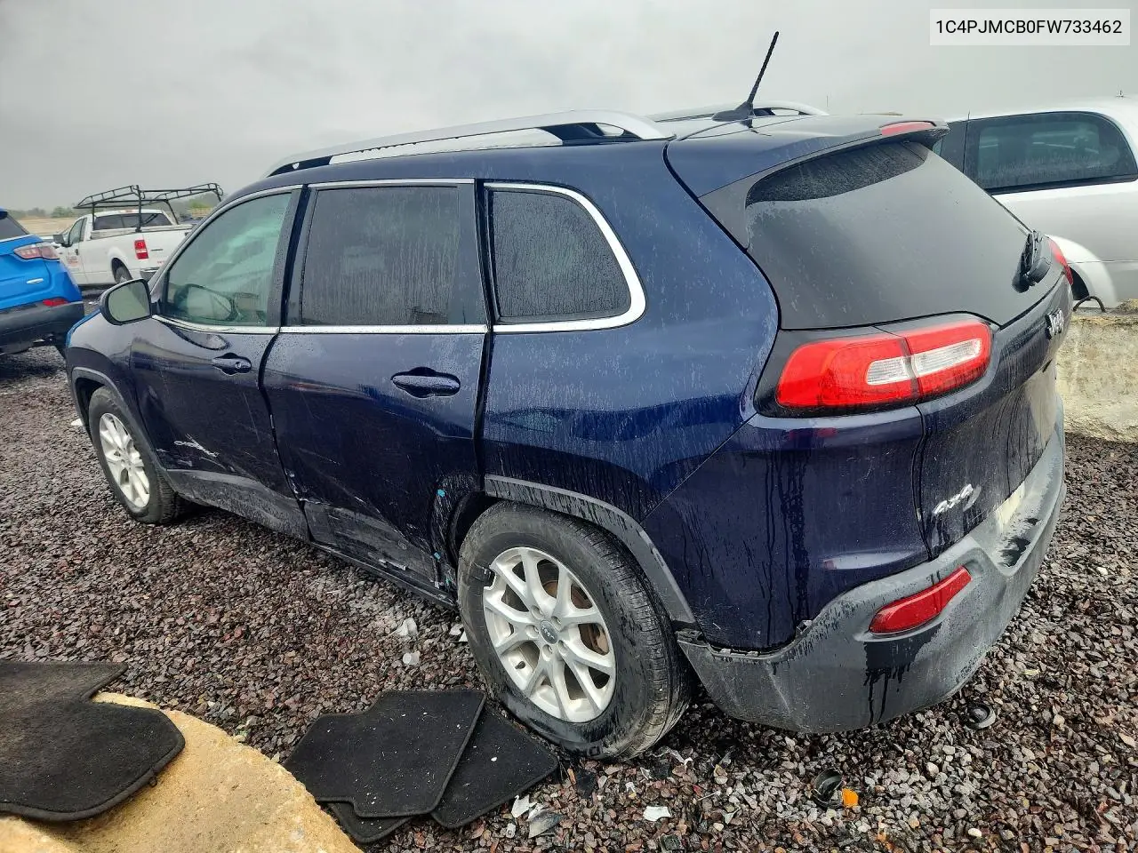 2015 JEEP CHEROKEE VIN 1C4PJMCB0FW733462 — фото 2