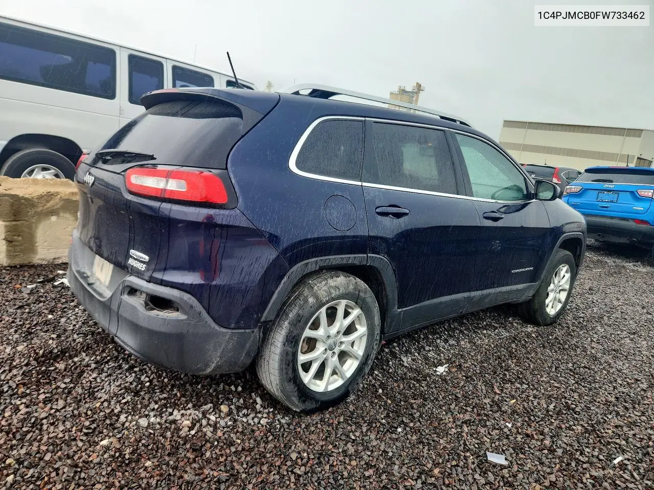2015 JEEP CHEROKEE VIN 1C4PJMCB0FW733462 — фото 3