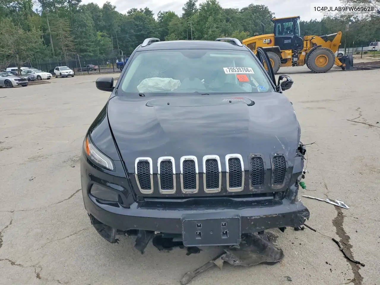2015 JEEP CHEROKEE VIN 1C4PJLAB9FW669628 — фото 5