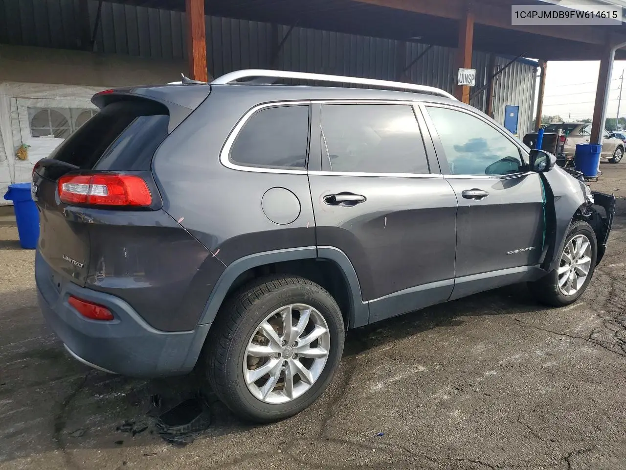 2015 JEEP CHEROKEE VIN 1C4PJMDB9FW614615 — фото 3