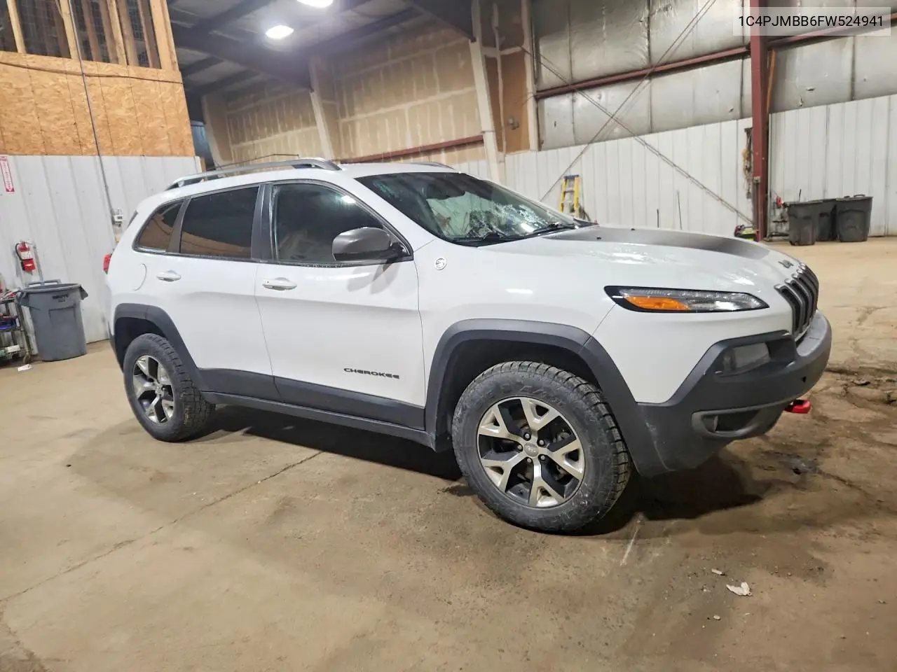2015 JEEP CHEROKEE VIN 1C4PJMBB6FW524941 — фото 4