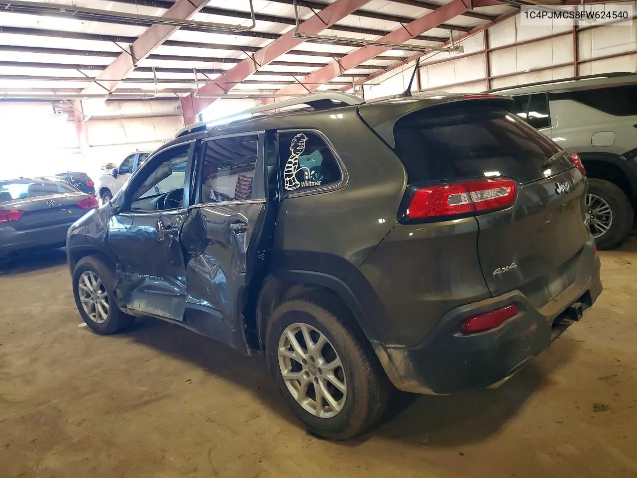 2015 JEEP CHEROKEE VIN 1C4PJMCS8FW624540 — фото 2