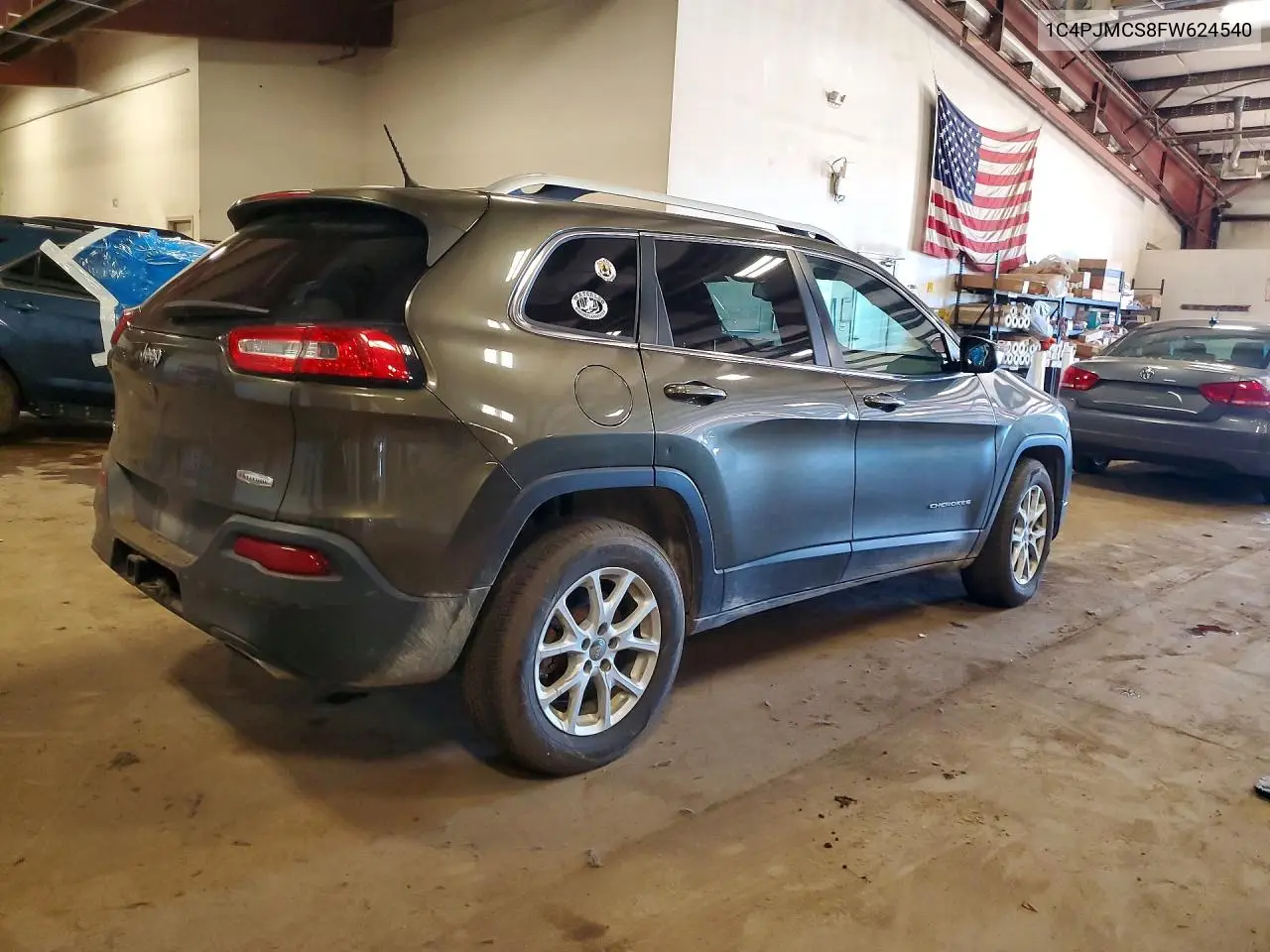 2015 JEEP CHEROKEE VIN 1C4PJMCS8FW624540 — фото 3