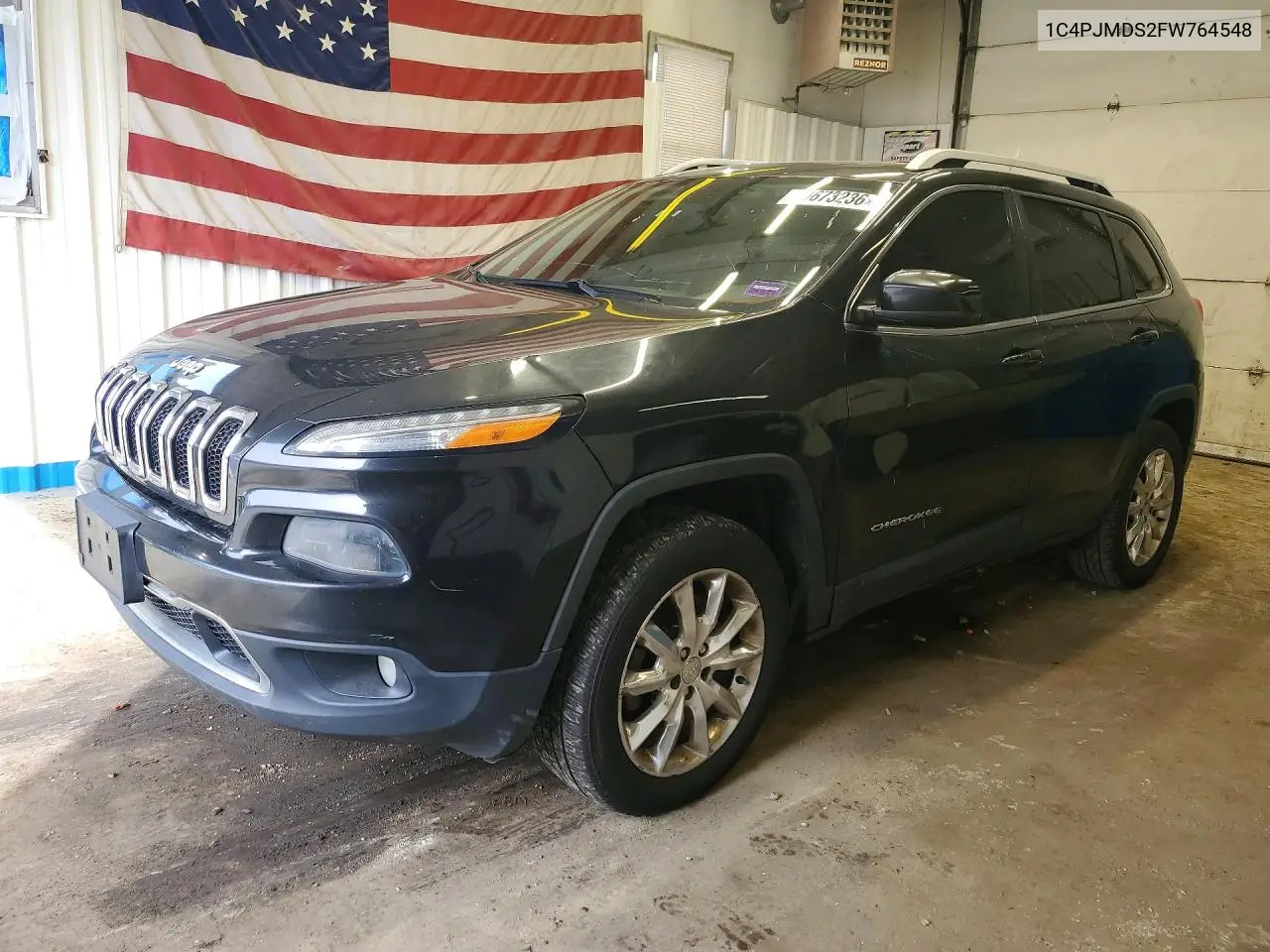 JEEP CHEROKEE 2015, VIN 1C4PJMDS2FW764548