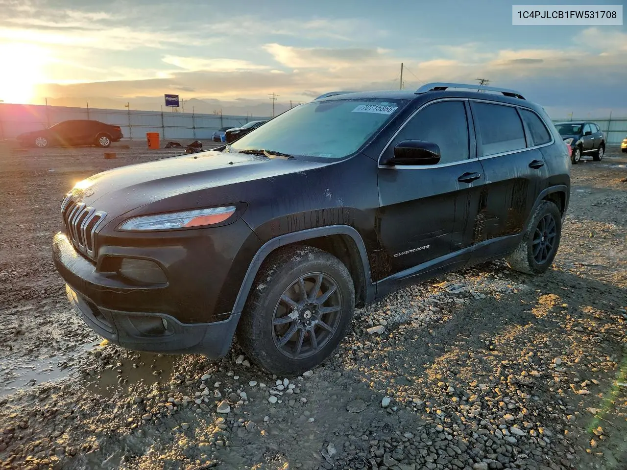 JEEP CHEROKEE 2015, VIN 1C4PJLCB1FW531708