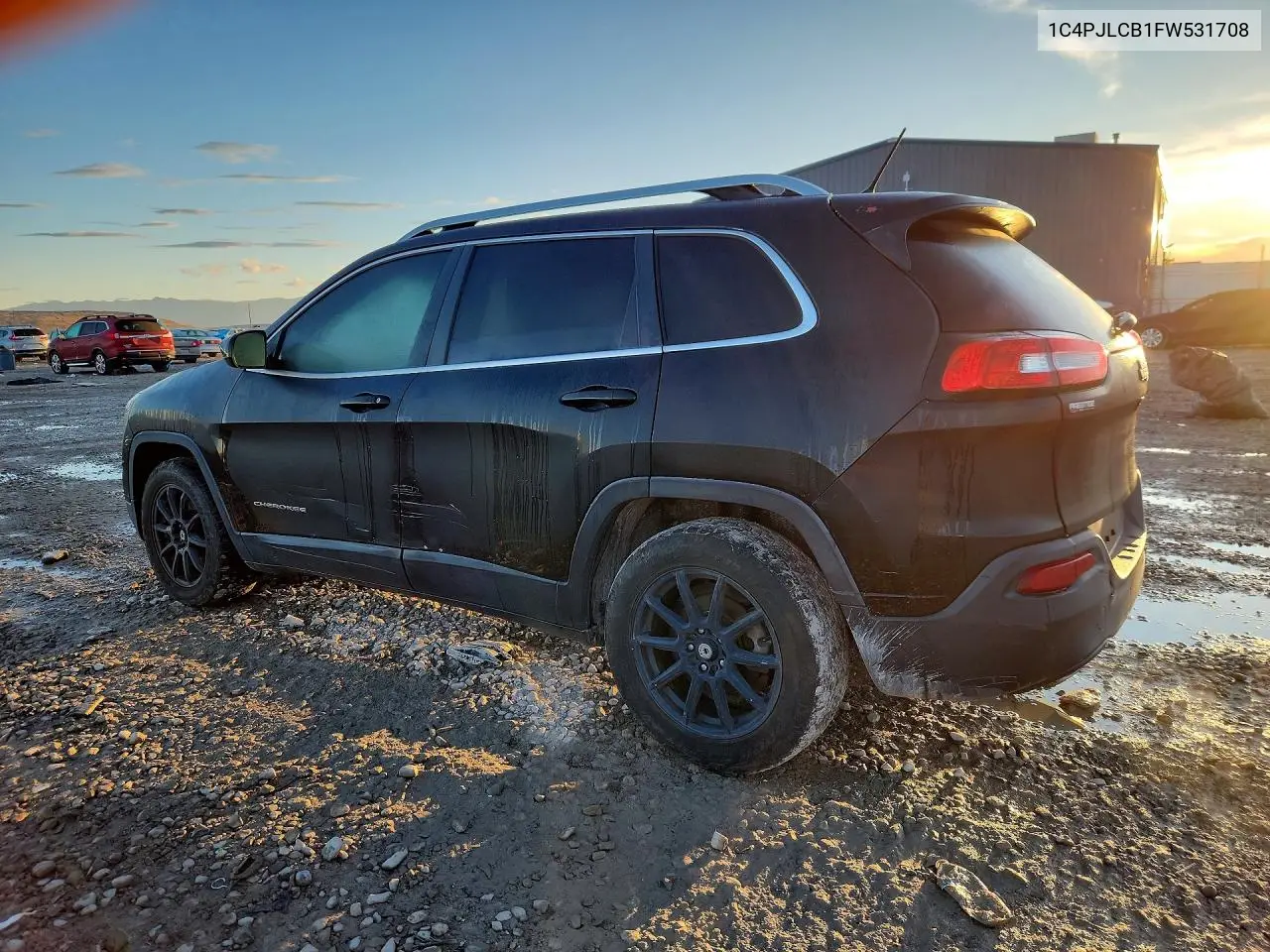 2015 JEEP CHEROKEE VIN 1C4PJLCB1FW531708 — фото 2