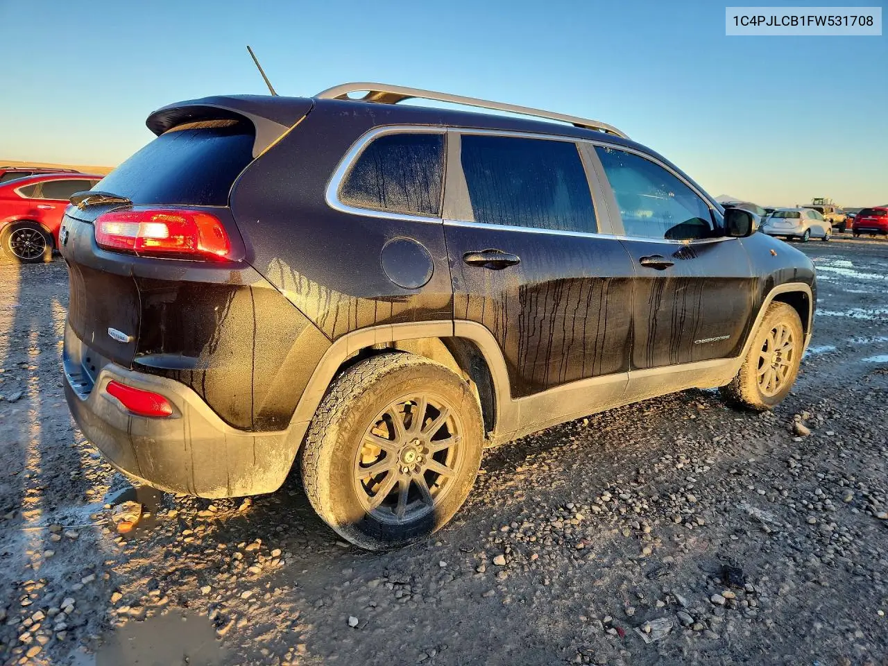 2015 JEEP CHEROKEE VIN 1C4PJLCB1FW531708 — фото 3