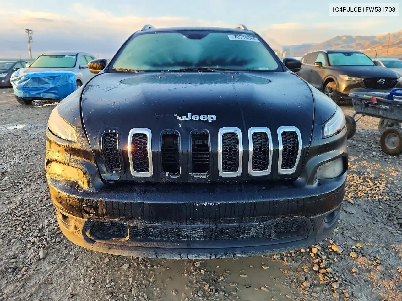 2015 JEEP CHEROKEE VIN 1C4PJLCB1FW531708 — фото 5