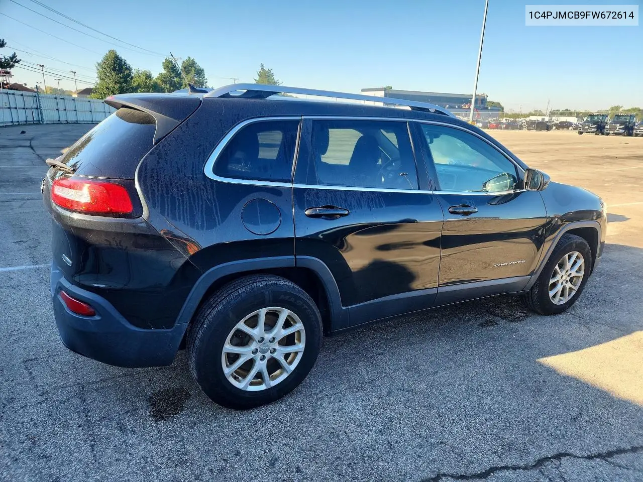 2015 JEEP CHEROKEE VIN 1C4PJMCB9FW672614 — фото 3