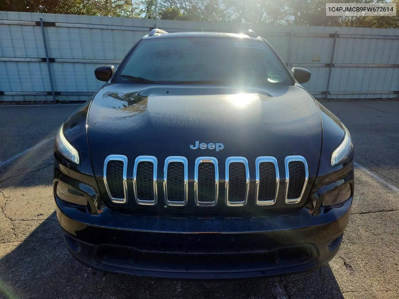 2015 JEEP CHEROKEE VIN 1C4PJMCB9FW672614 — фото 5