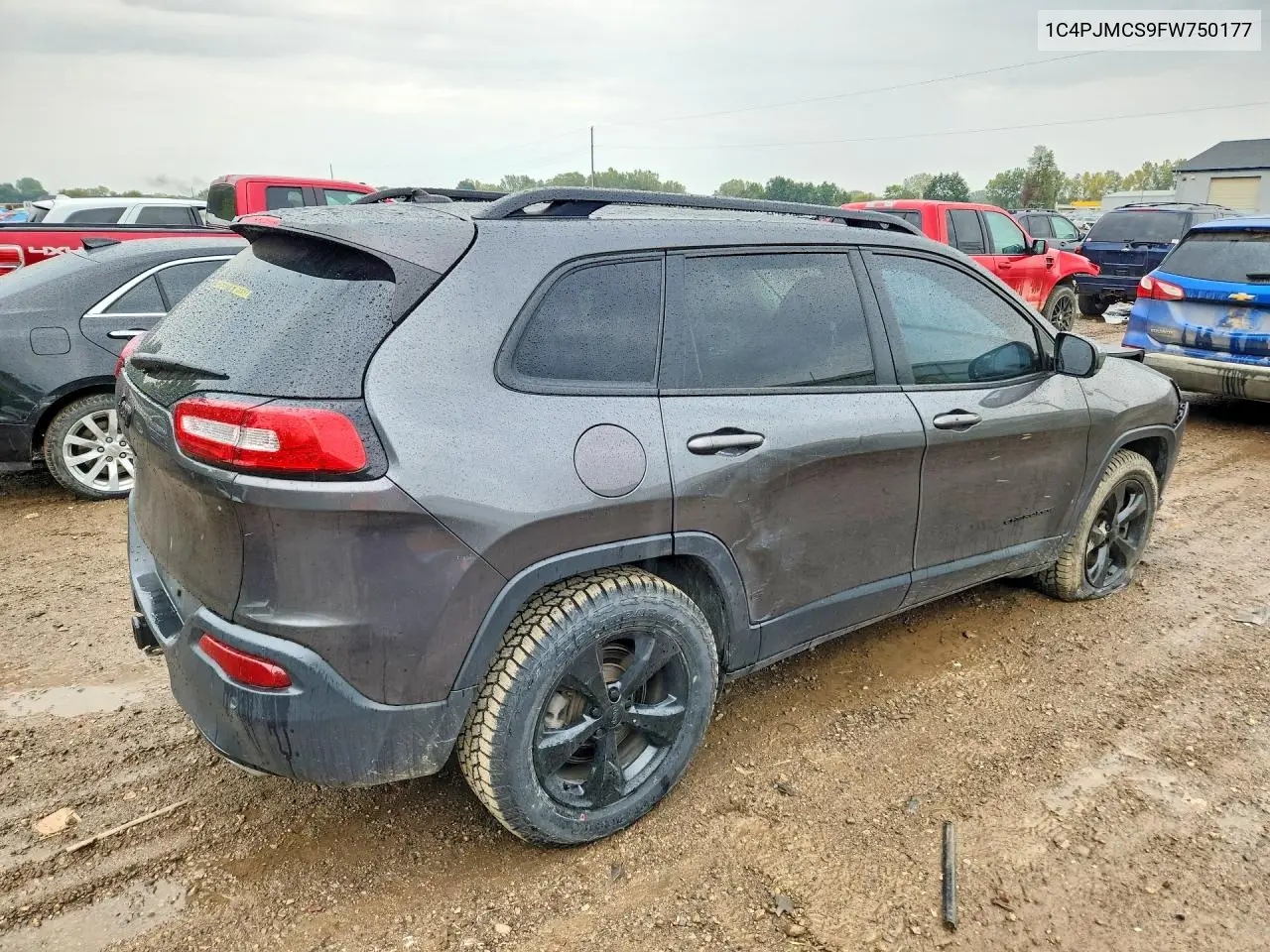 2015 JEEP CHEROKEE VIN 1C4PJMCS9FW750177 — фото 3