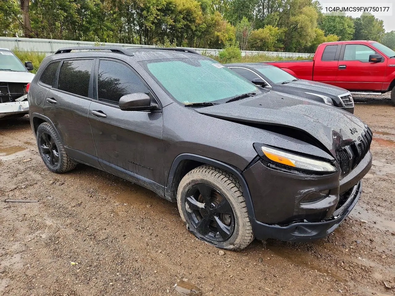 2015 JEEP CHEROKEE VIN 1C4PJMCS9FW750177 — фото 4