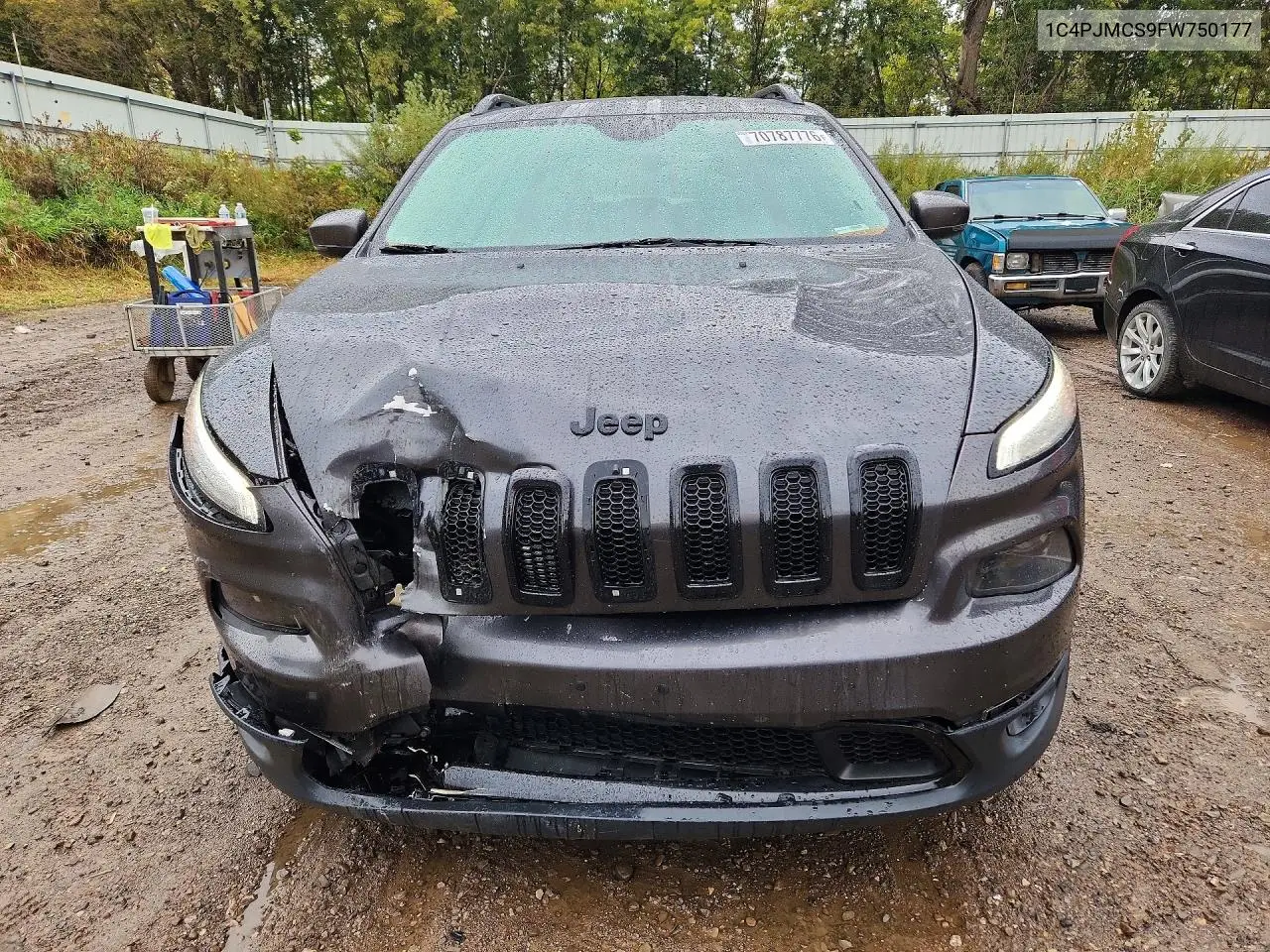 2015 JEEP CHEROKEE VIN 1C4PJMCS9FW750177 — фото 5