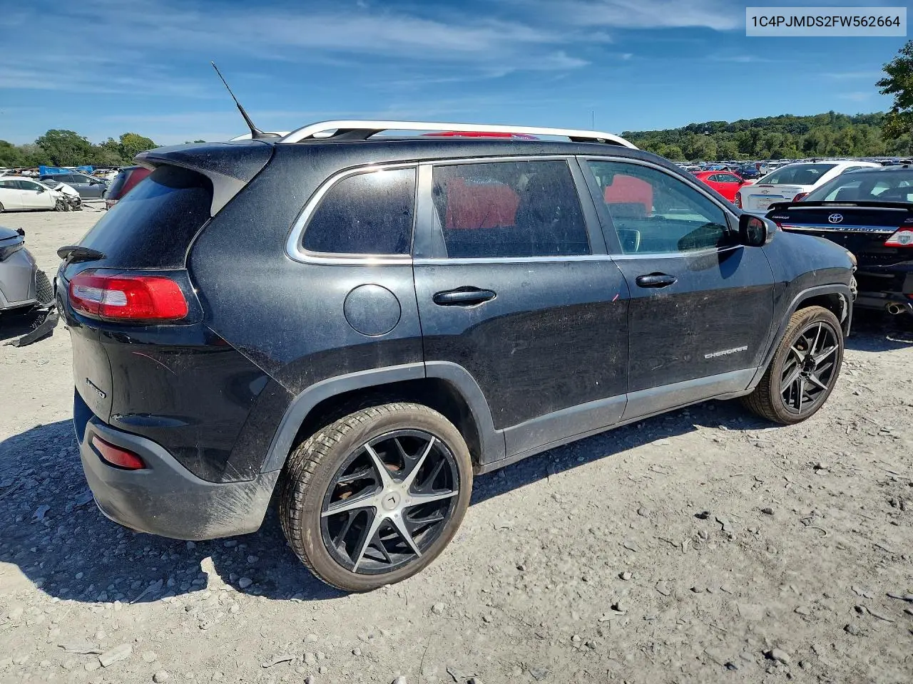 2015 JEEP CHEROKEE VIN 1C4PJMDS2FW562664 — фото 3
