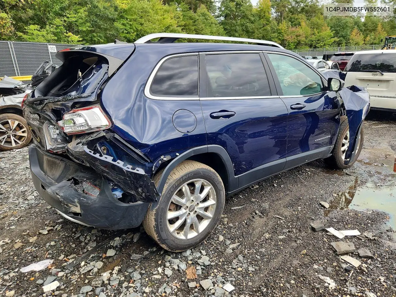 2015 JEEP CHEROKEE VIN 1C4PJMDB5FW552601 — фото 3