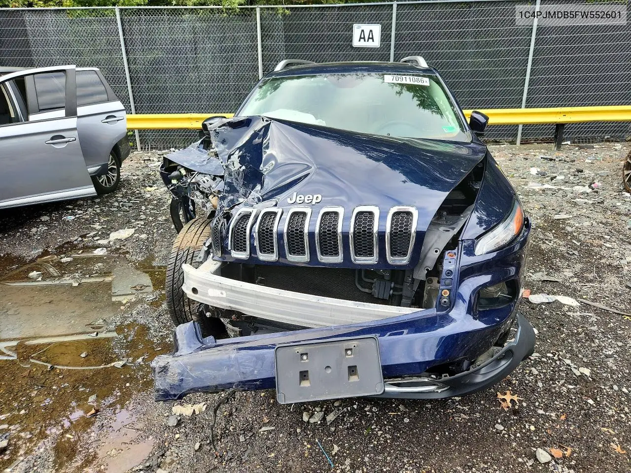 2015 JEEP CHEROKEE VIN 1C4PJMDB5FW552601 — фото 5