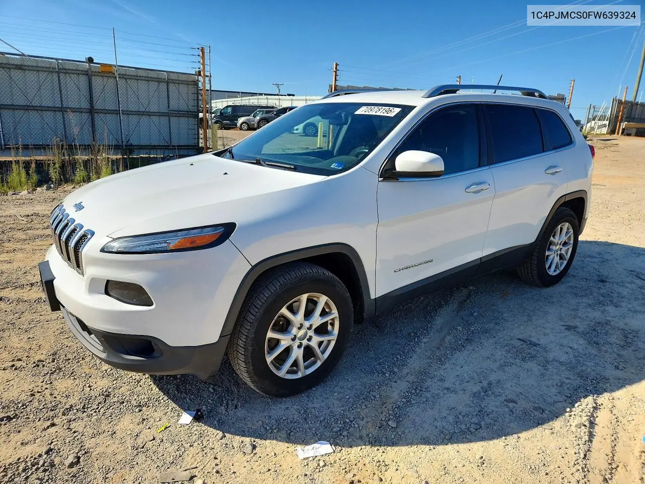JEEP CHEROKEE 2015, VIN 1C4PJMCS0FW639324