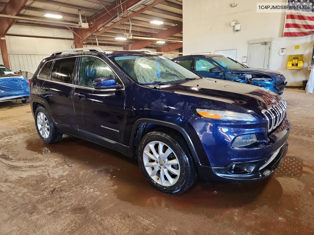 2015 JEEP CHEROKEE VIN 1C4PJMDS8FW674336 — фото 4