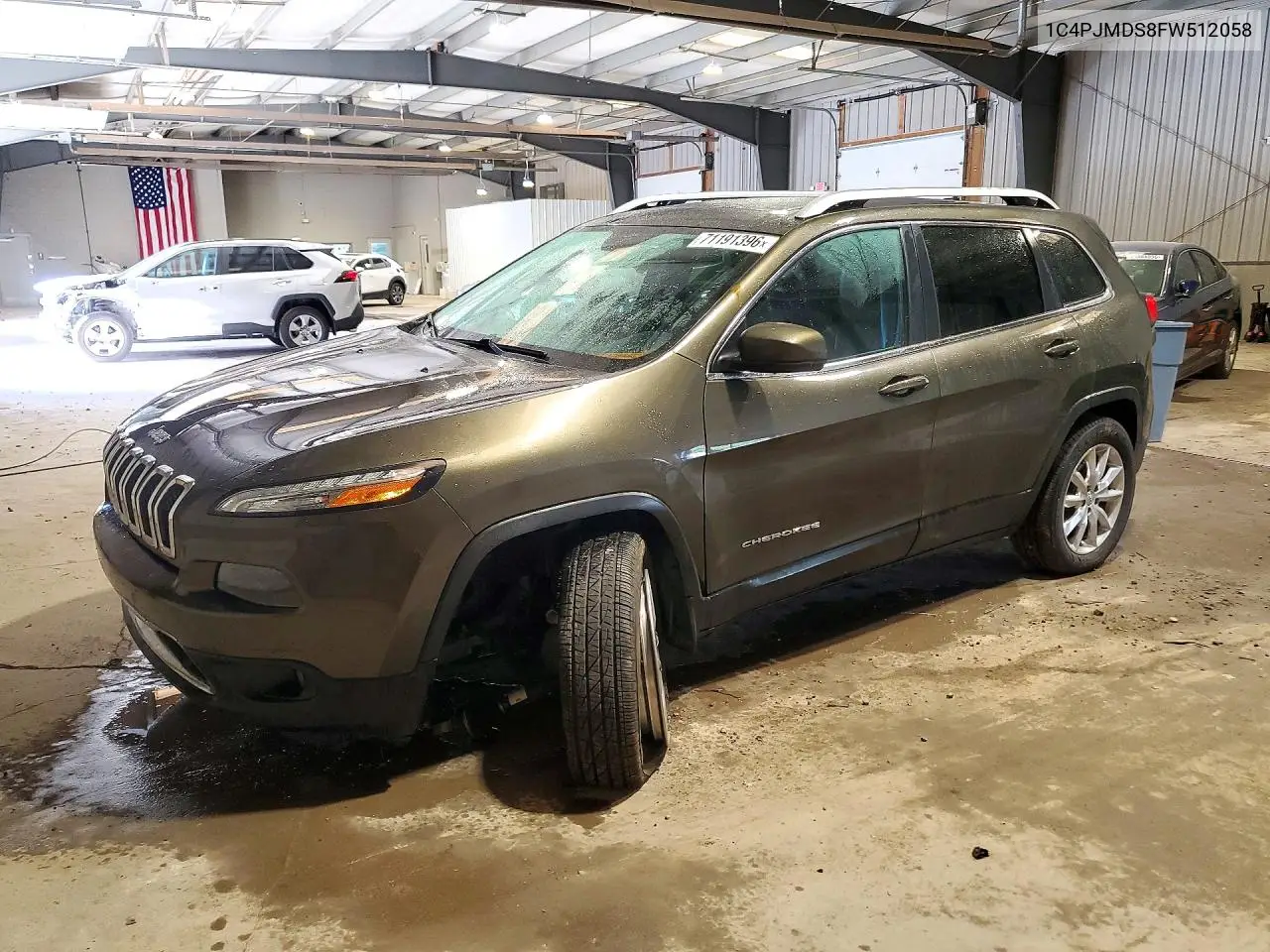 JEEP CHEROKEE 2015, VIN 1C4PJMDS8FW512058