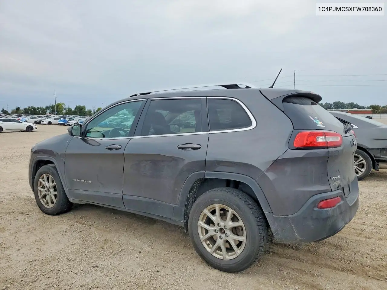 2015 JEEP CHEROKEE VIN 1C4PJMCSXFW708360 — фото 2