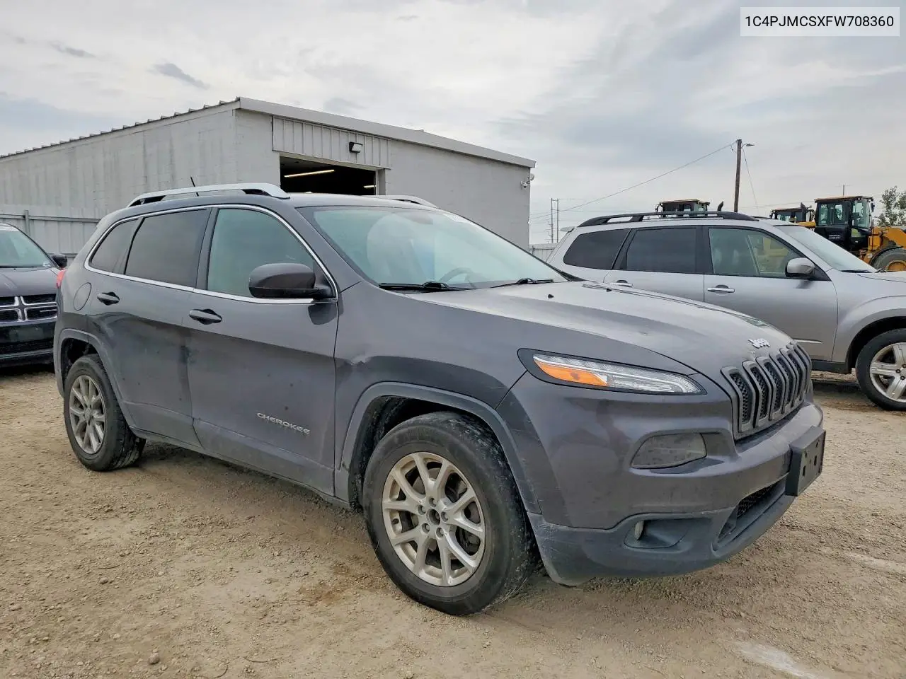 2015 JEEP CHEROKEE VIN 1C4PJMCSXFW708360 — фото 4
