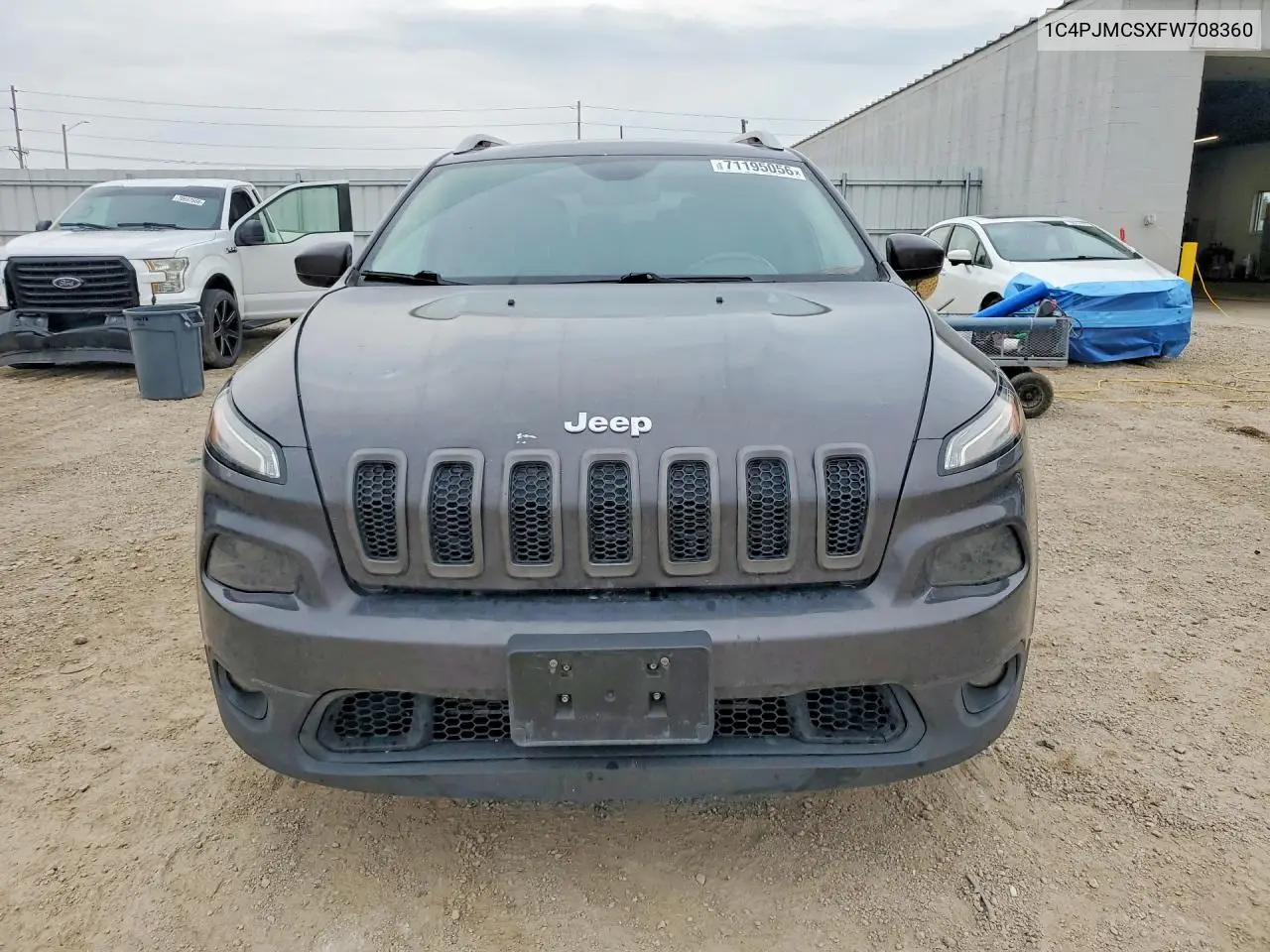 2015 JEEP CHEROKEE VIN 1C4PJMCSXFW708360 — фото 5