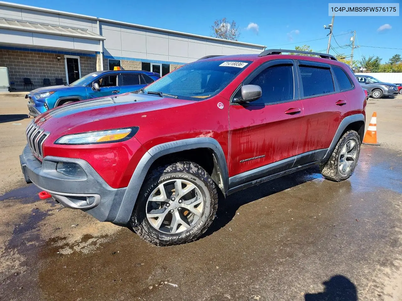 JEEP CHEROKEE 2015, VIN 1C4PJMBS9FW576175
