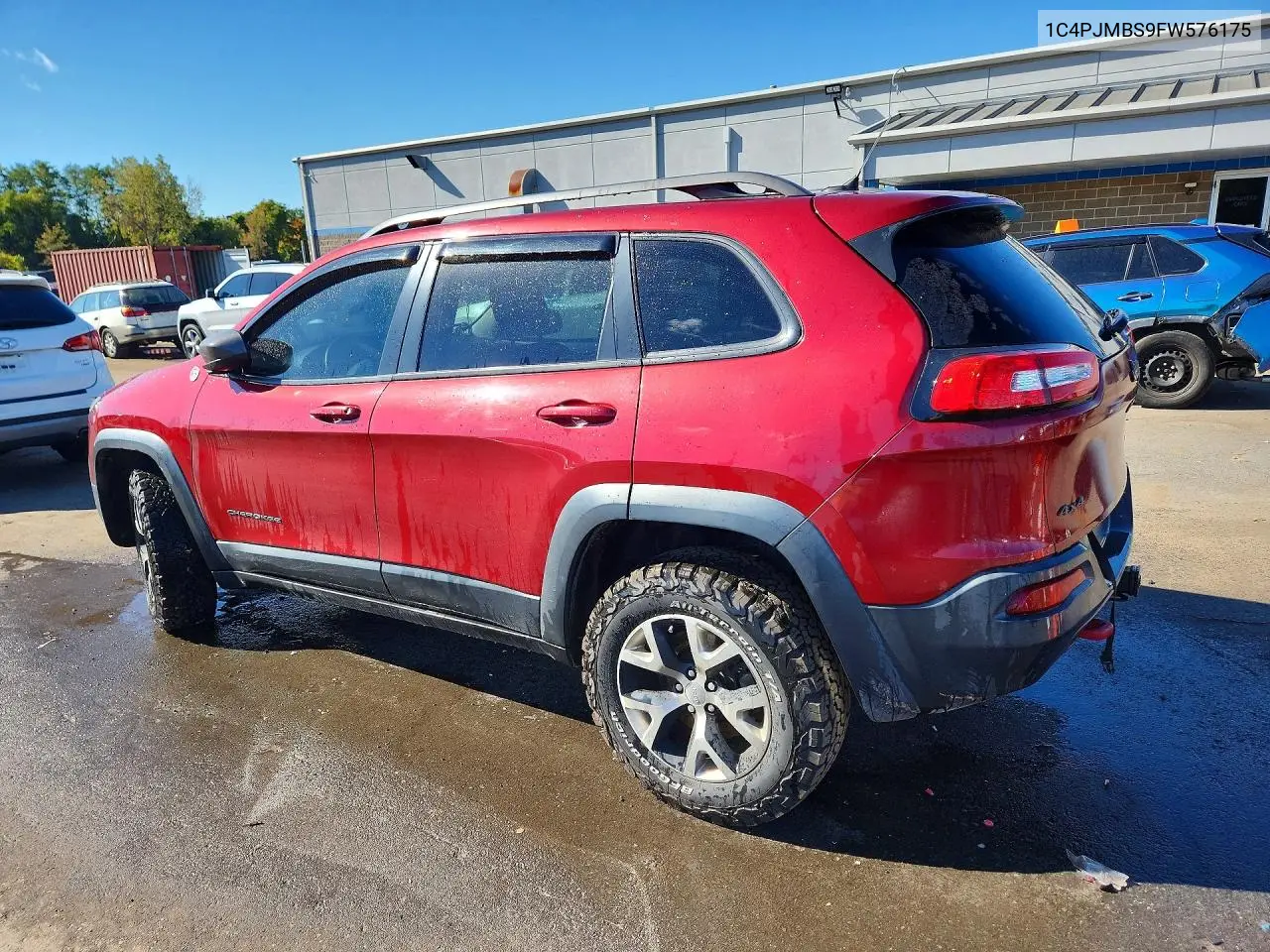 2015 JEEP CHEROKEE VIN 1C4PJMBS9FW576175 — фото 2
