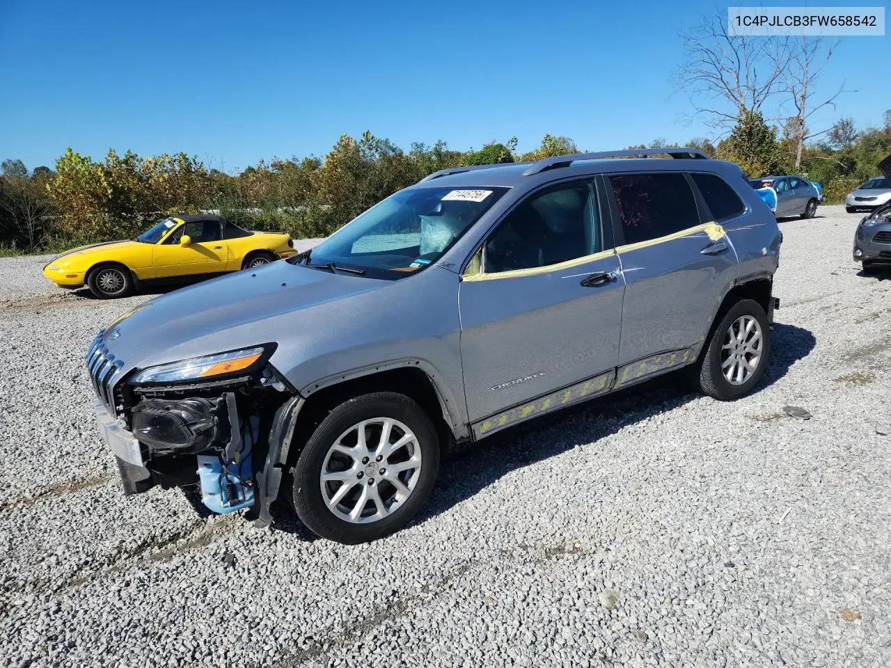 JEEP CHEROKEE 2015, VIN 1C4PJLCB3FW658542