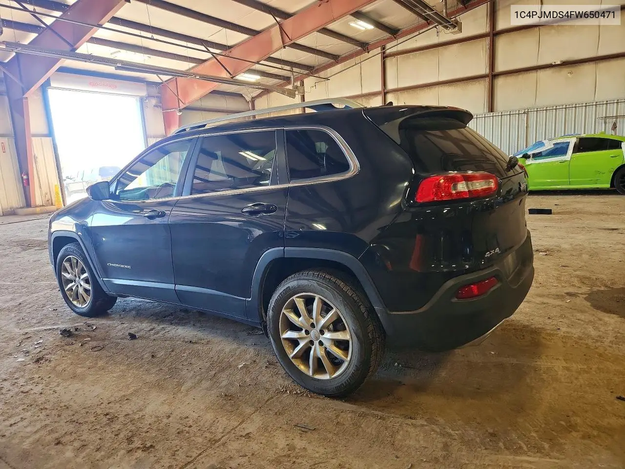 2015 JEEP CHEROKEE VIN 1C4PJMDS4FW650471 — фото 2