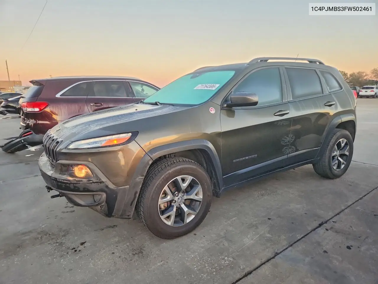 JEEP CHEROKEE 2015, VIN 1C4PJMBS3FW502461