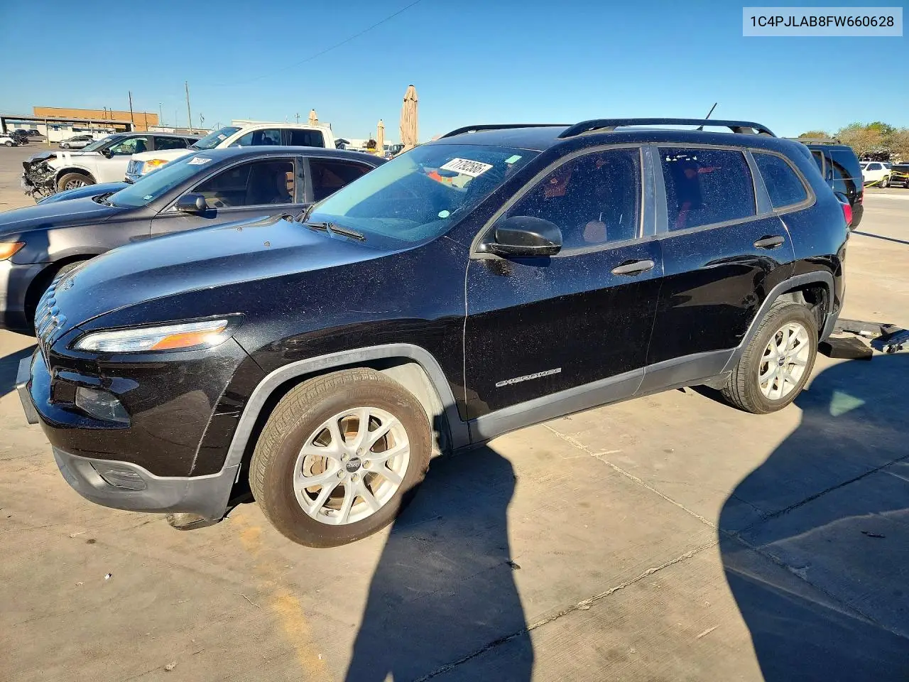 JEEP CHEROKEE 2015, VIN 1C4PJLAB8FW660628