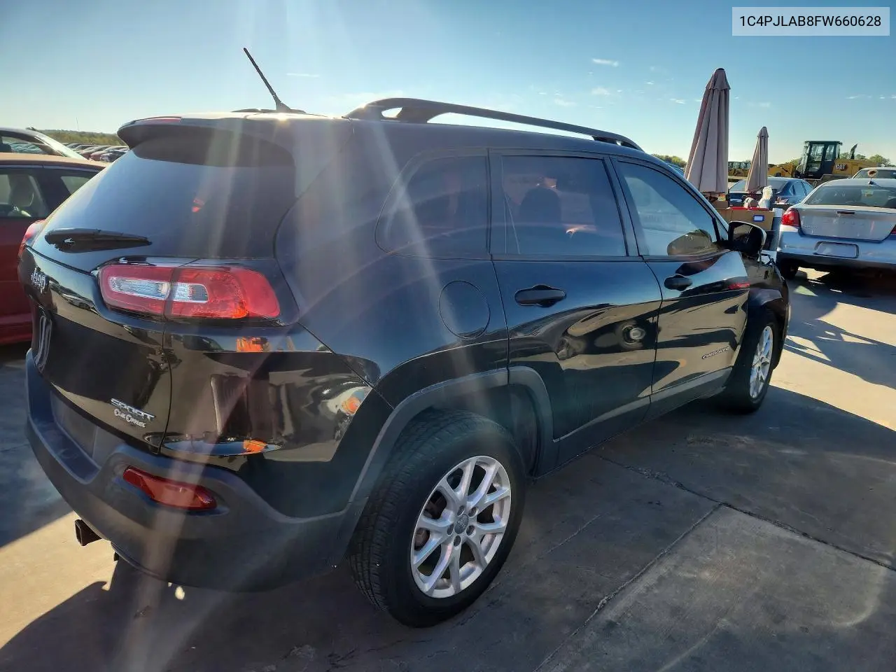2015 JEEP CHEROKEE VIN 1C4PJLAB8FW660628 — фото 3