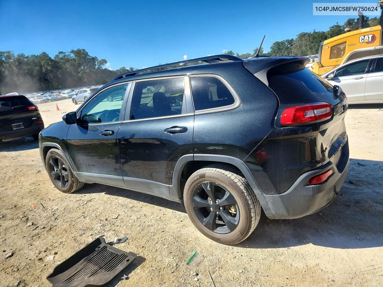 2015 JEEP CHEROKEE VIN 1C4PJMCS8FW750624 — фото 2