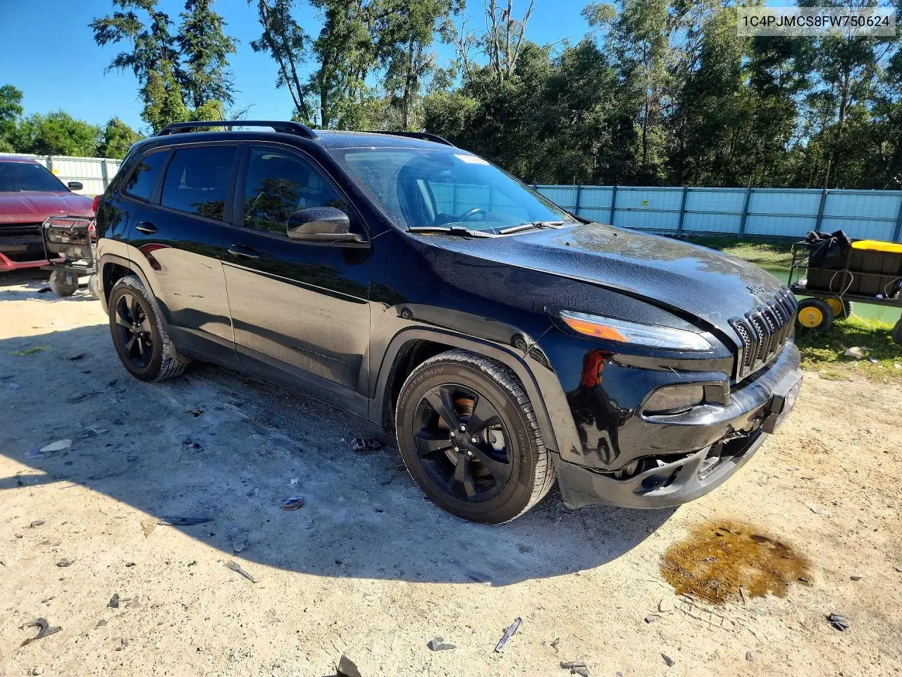2015 JEEP CHEROKEE VIN 1C4PJMCS8FW750624 — фото 4
