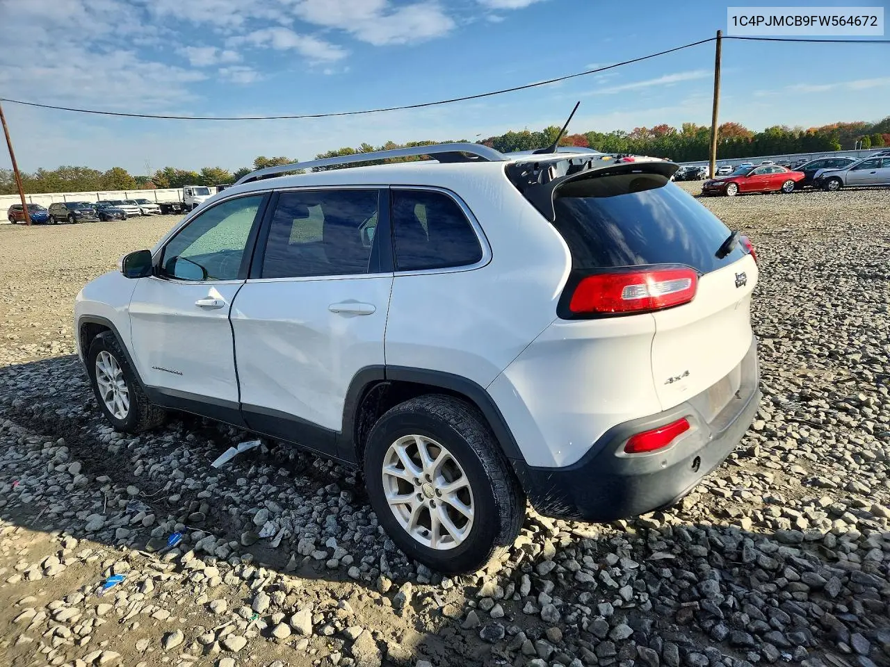 2015 JEEP CHEROKEE VIN 1C4PJMCB9FW564672 — фото 2