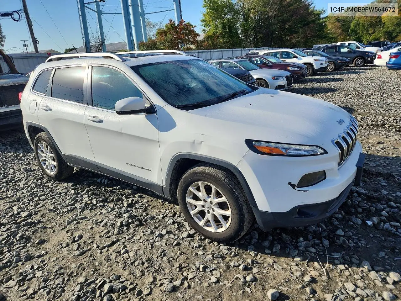 2015 JEEP CHEROKEE VIN 1C4PJMCB9FW564672 — фото 4
