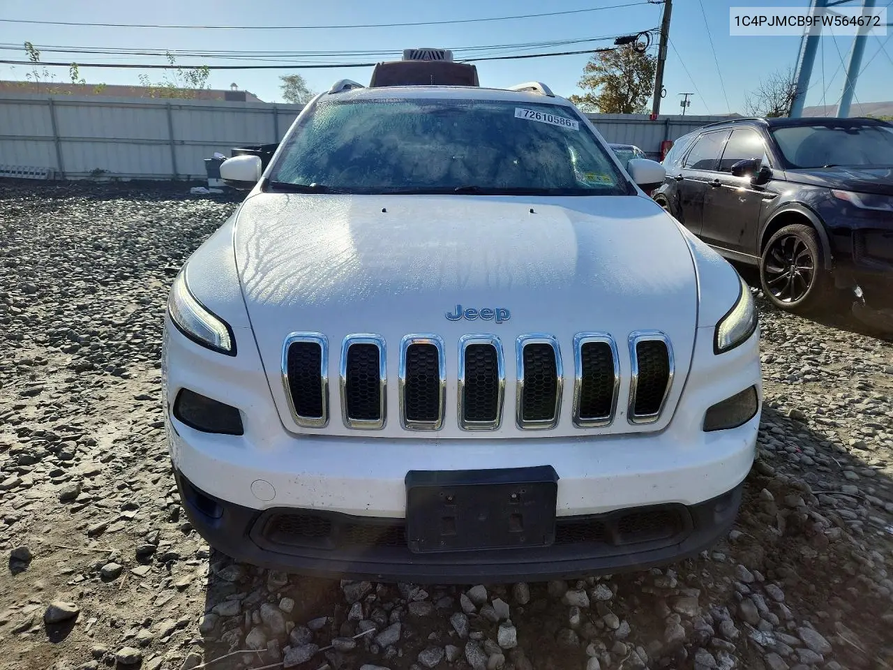 2015 JEEP CHEROKEE VIN 1C4PJMCB9FW564672 — фото 5