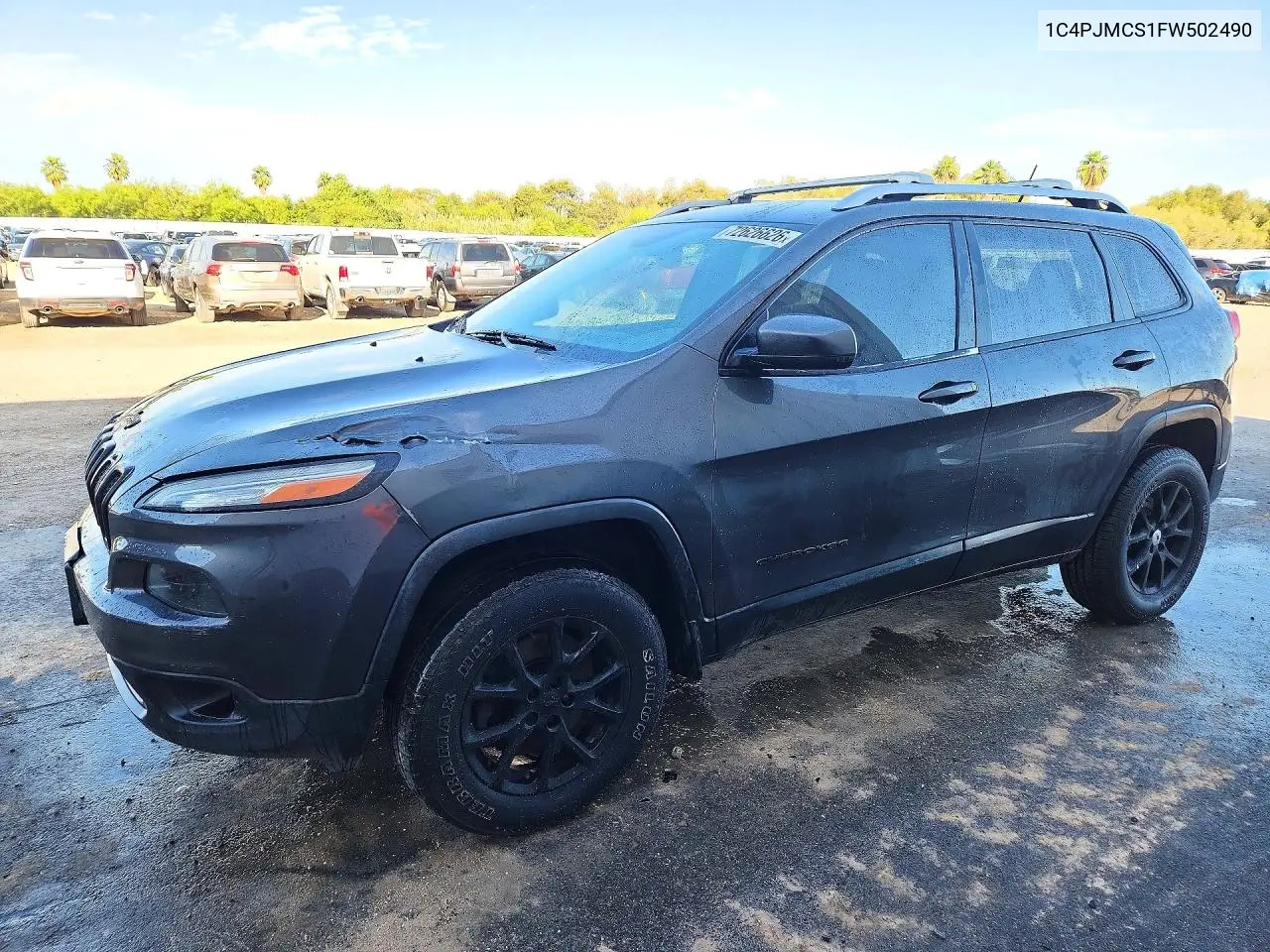 JEEP CHEROKEE 2015, VIN 1C4PJMCS1FW502490
