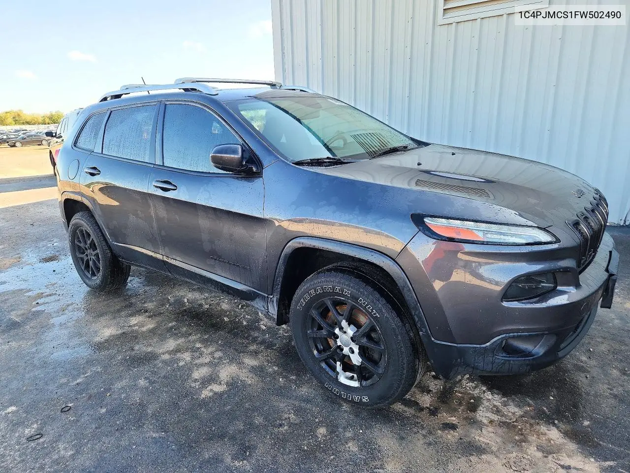 2015 JEEP CHEROKEE VIN 1C4PJMCS1FW502490 — фото 4
