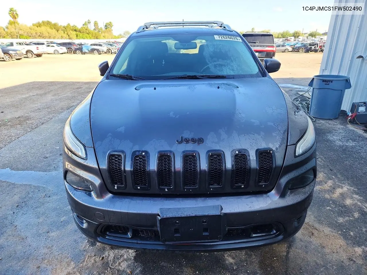 2015 JEEP CHEROKEE VIN 1C4PJMCS1FW502490 — фото 5